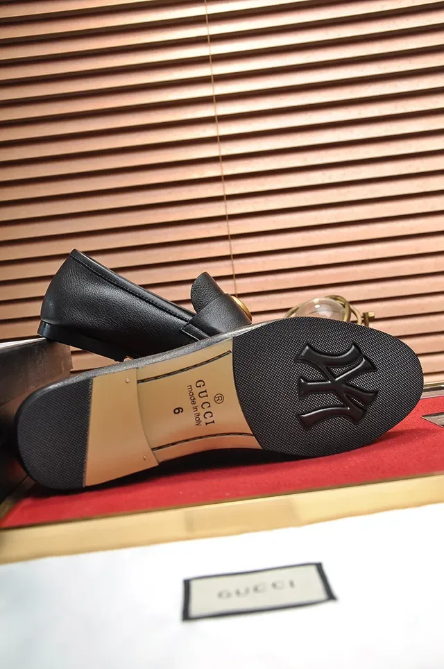 Gucci Horsebit 1955 काले चमड़े के Horsebit लोफर्स 5