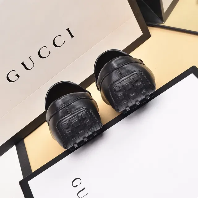 Gucci Horsebit 1955 لوسرز جلد أسود Horsebit 2
