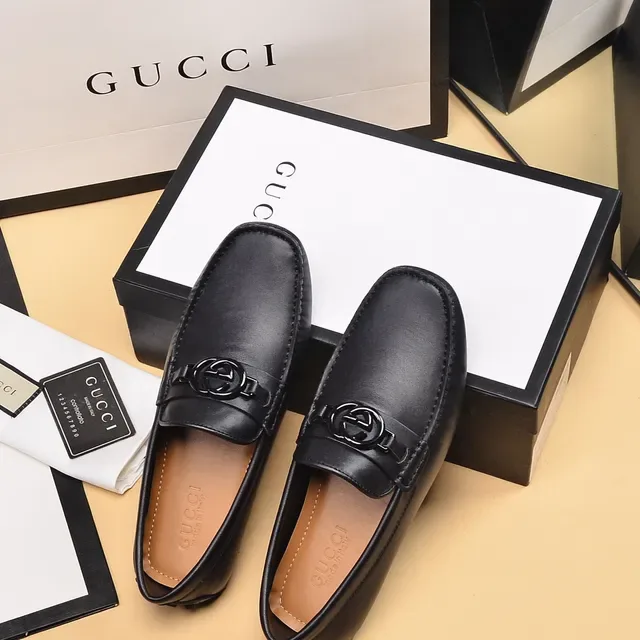 Gucci Horsebit 1955 لوسرز جلد أسود Horsebit 3