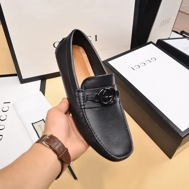 Gucci Horsebit 1955 لوسرز جلد أسود Horsebit 6