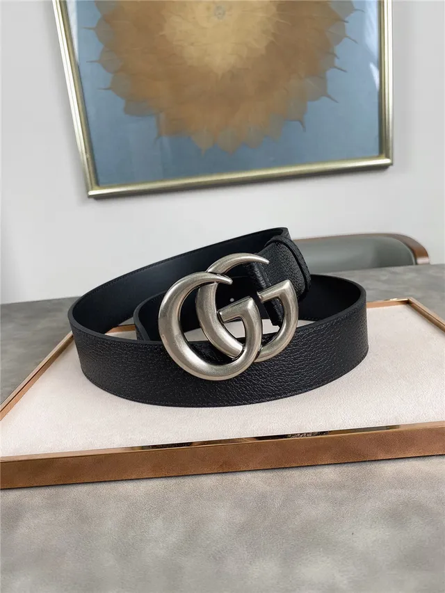 Gucci Horsebit 1955 Black Textured Leather Belt 7