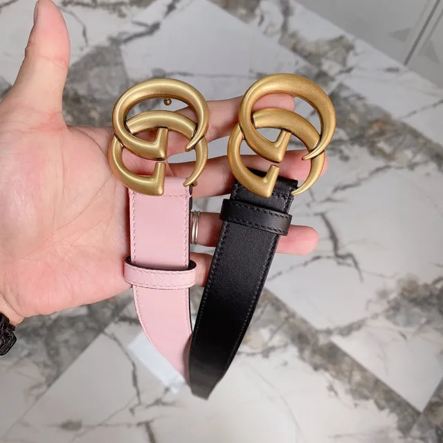 Gucci Horsebit 1955 Pink Leather Belt 2