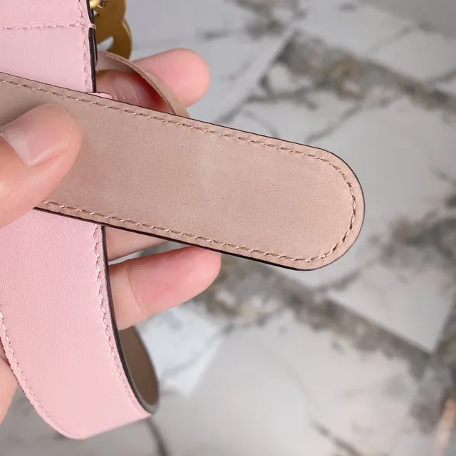 Gucci Horsebit 1955 Pink Leather Belt 4