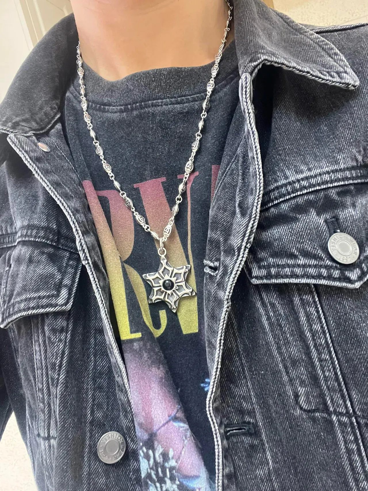 Gucci Interlocking G Chain Star Pendant Necklace 8