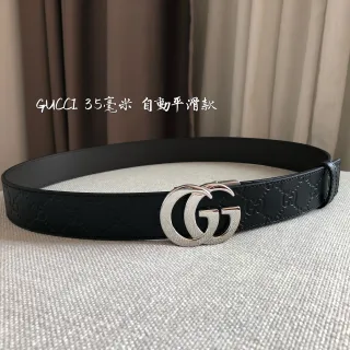 Gucci Ophidia Automatic Slide Buckle Black Leather Belt