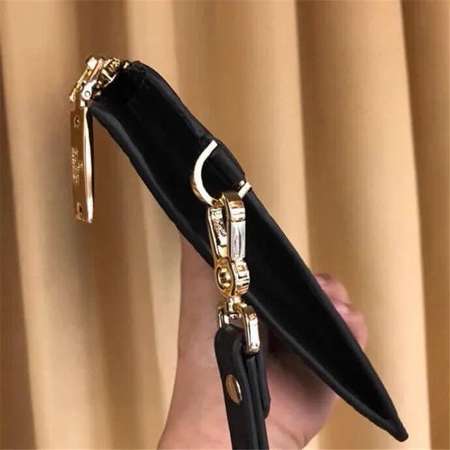 Gucci Ophidia Embossed GG Monogram Black Zip-Top Clutch 5