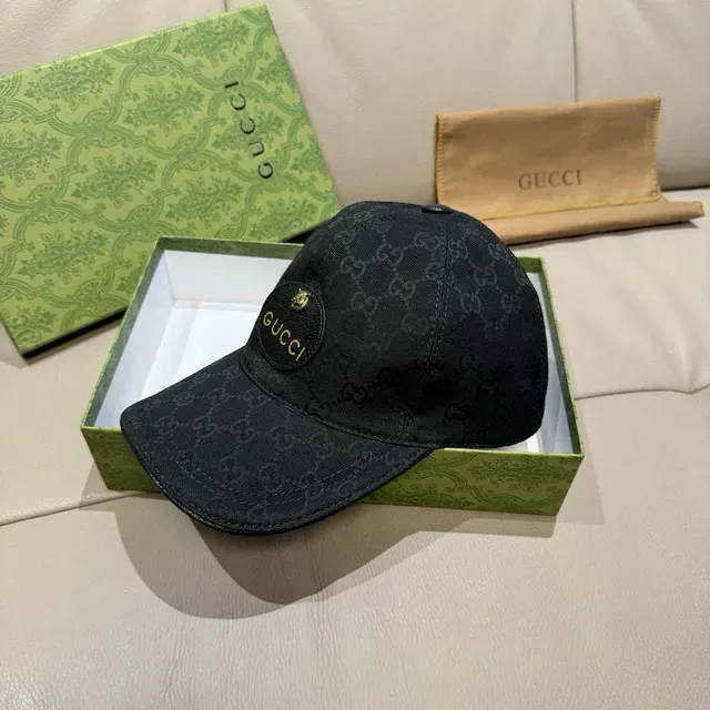 Gucci Ophidia GG Monogram 黑色棒球帽 9