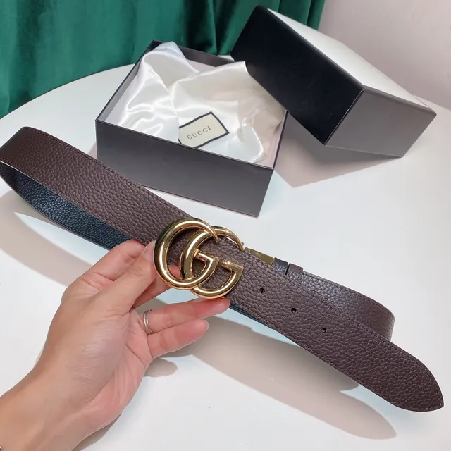 Gucci Ophidia Interlocking Double G कंकुर चमड़े की बेल्ट 4