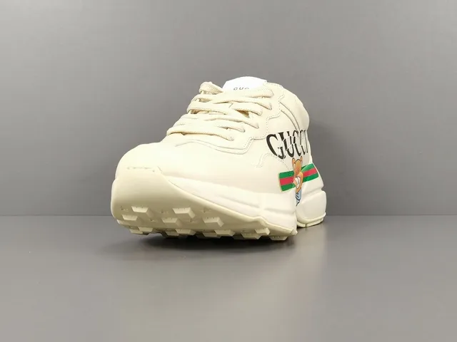 Gucci Screener Bear White Chunky Lifestyle Sneakers 15
