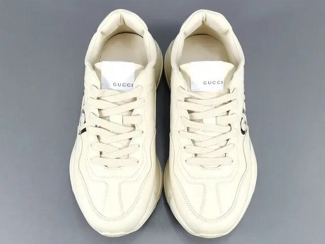 Gucci Screener Bear White Chunky Lifestyle Sneakers 17
