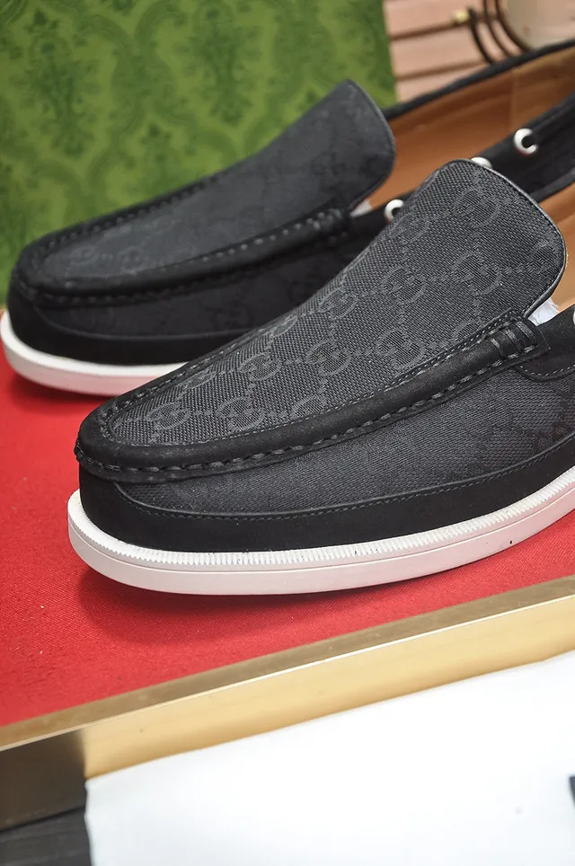 Gucci Screener GG Monogram Canvas Loafers 4