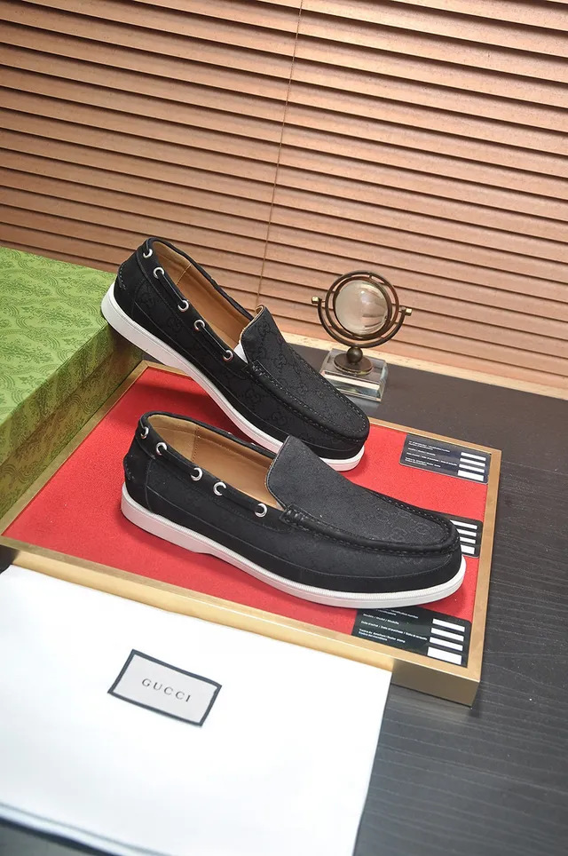 Gucci Screener GG Monogram Canvas Loafers 6