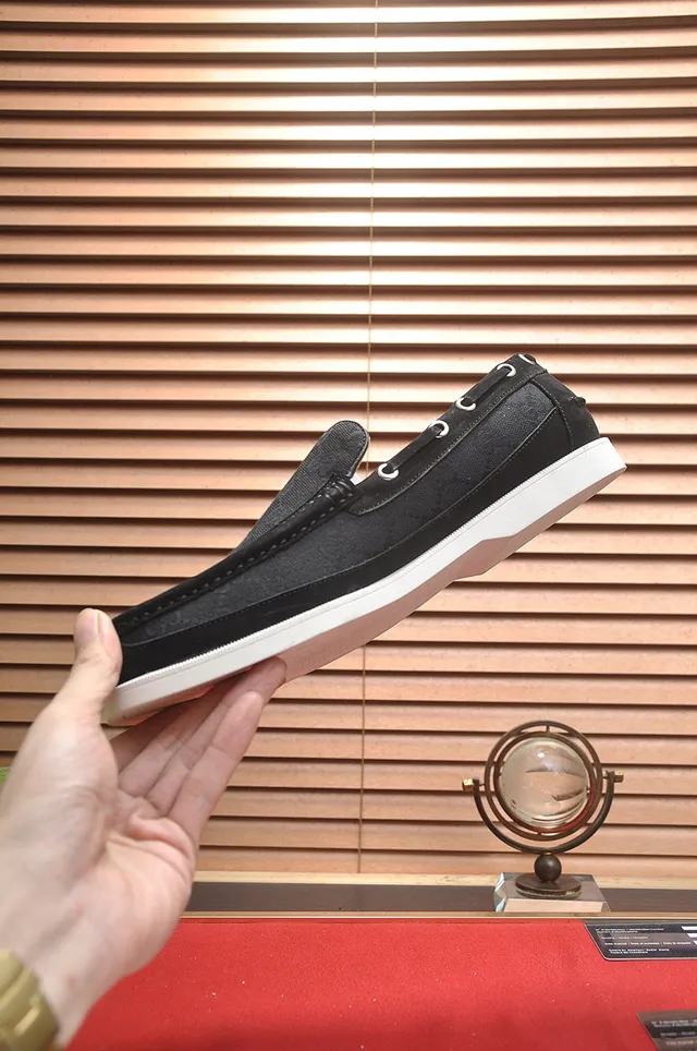Gucci Screener GG Monogram Canvas Loafers 7
