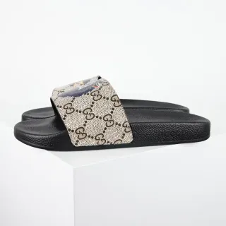 Gucci Screener GG Monogram Eagle Print Slippers