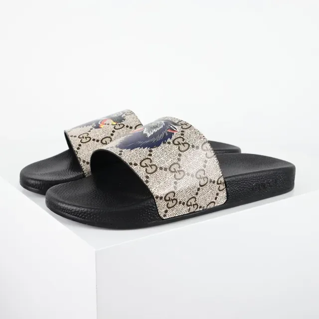 Gucci Screener GG Monogram Eagle Print pantoufles 2