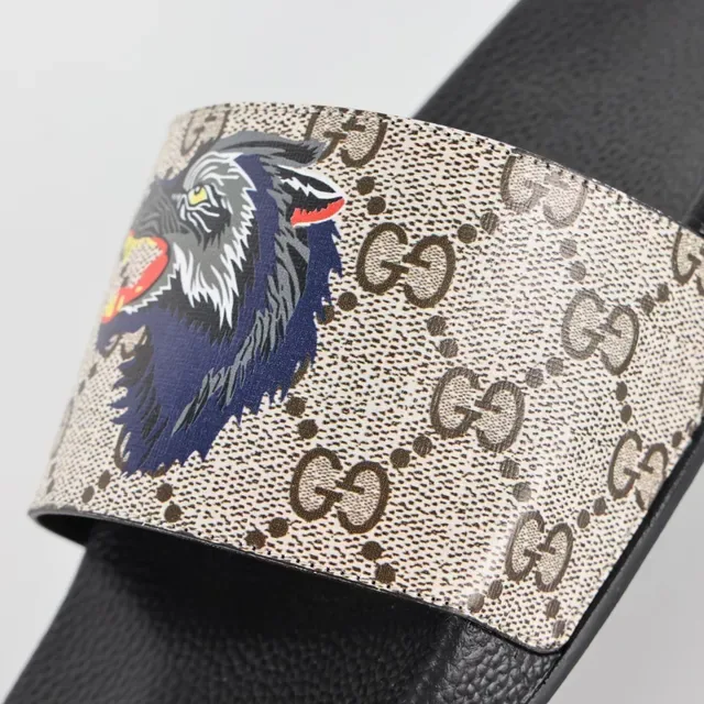 Gucci Screener GG Monogram Eagle Print pantoufles 6