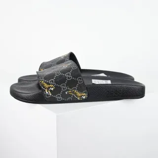 Gucci Screener GG Monogram Tiger Print Slippers