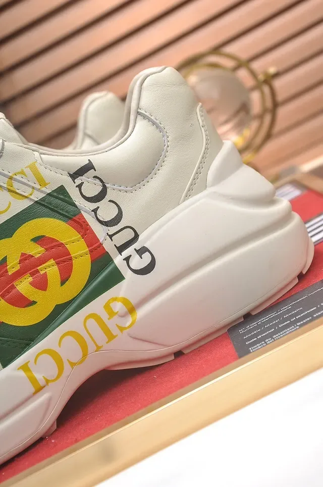 Gucci Screener Off-White Logo-Print Lifestyle Sneakers 2