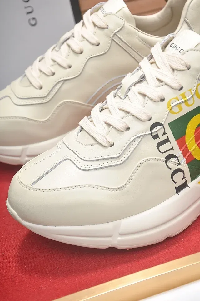 Gucci Screener Off-White Logo-Print Lifestyle Sneakers 3