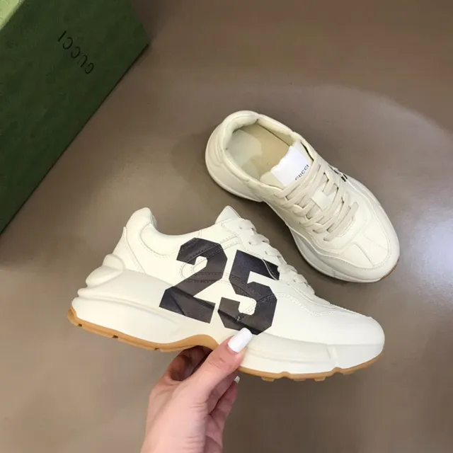 Gucci Screener White 'Eschatology 1921' Lifestyle Sneakers 6