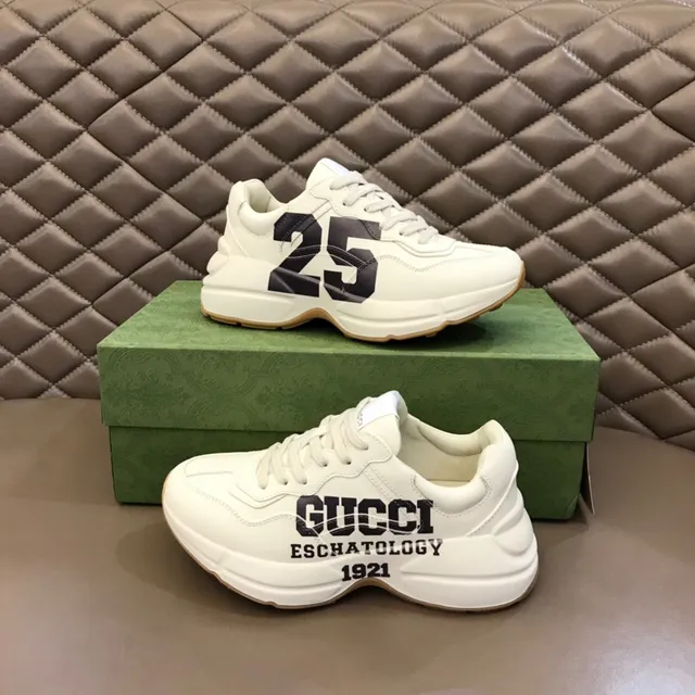 Gucci Screener White 'Eschatology 1921' Lifestyle Sneakers 7