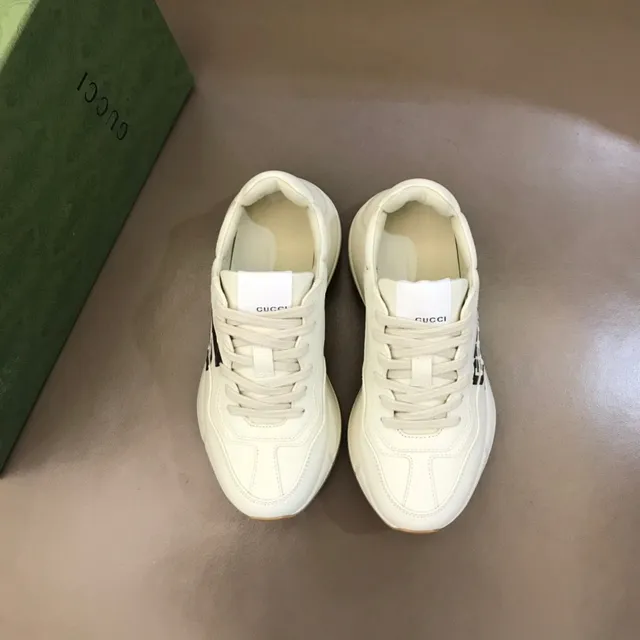 Gucci Screener White 'Eschatology 1921' Lifestyle Sneakers 9