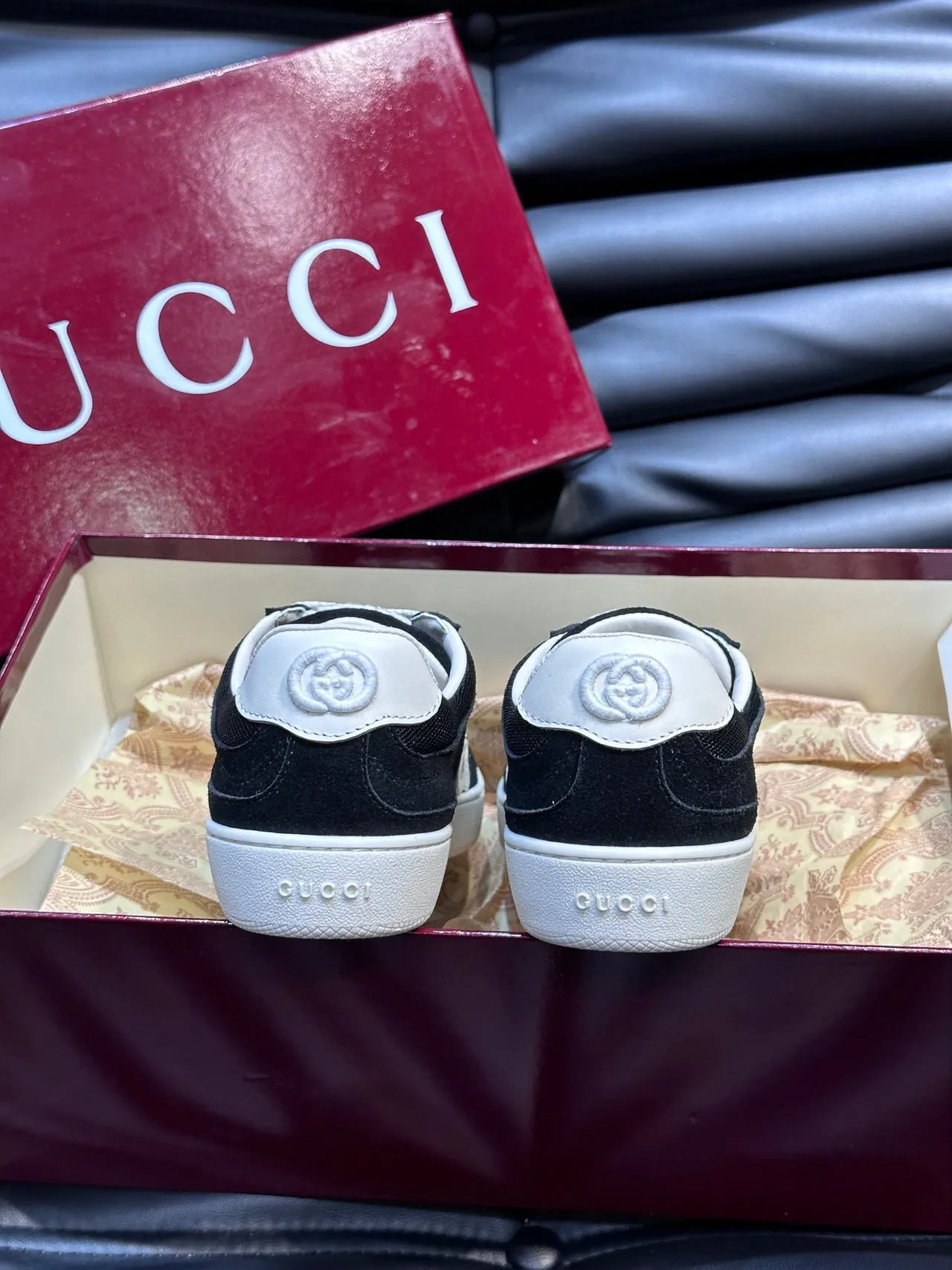 Gucci Tennis 1977 Black and White Lifestyle Sneakers 8
