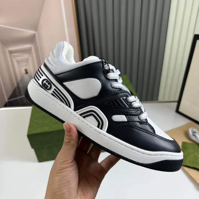 Gucci Tennis 1977 Black and White Lifestyle Sneakers 5