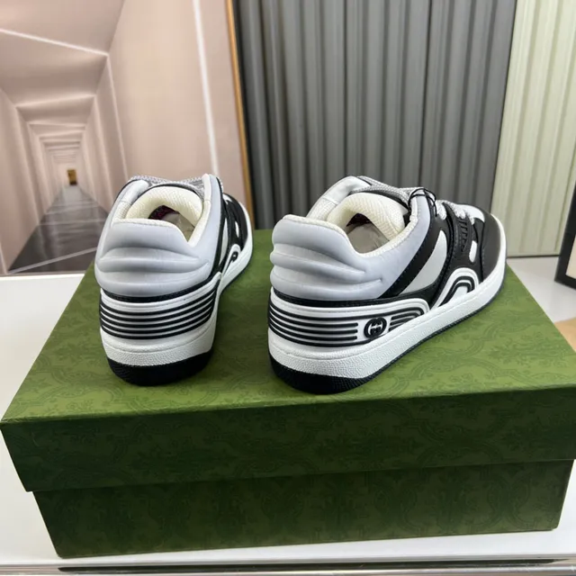 Gucci Tennis 1977 Black and White Lifestyle Sneakers 6