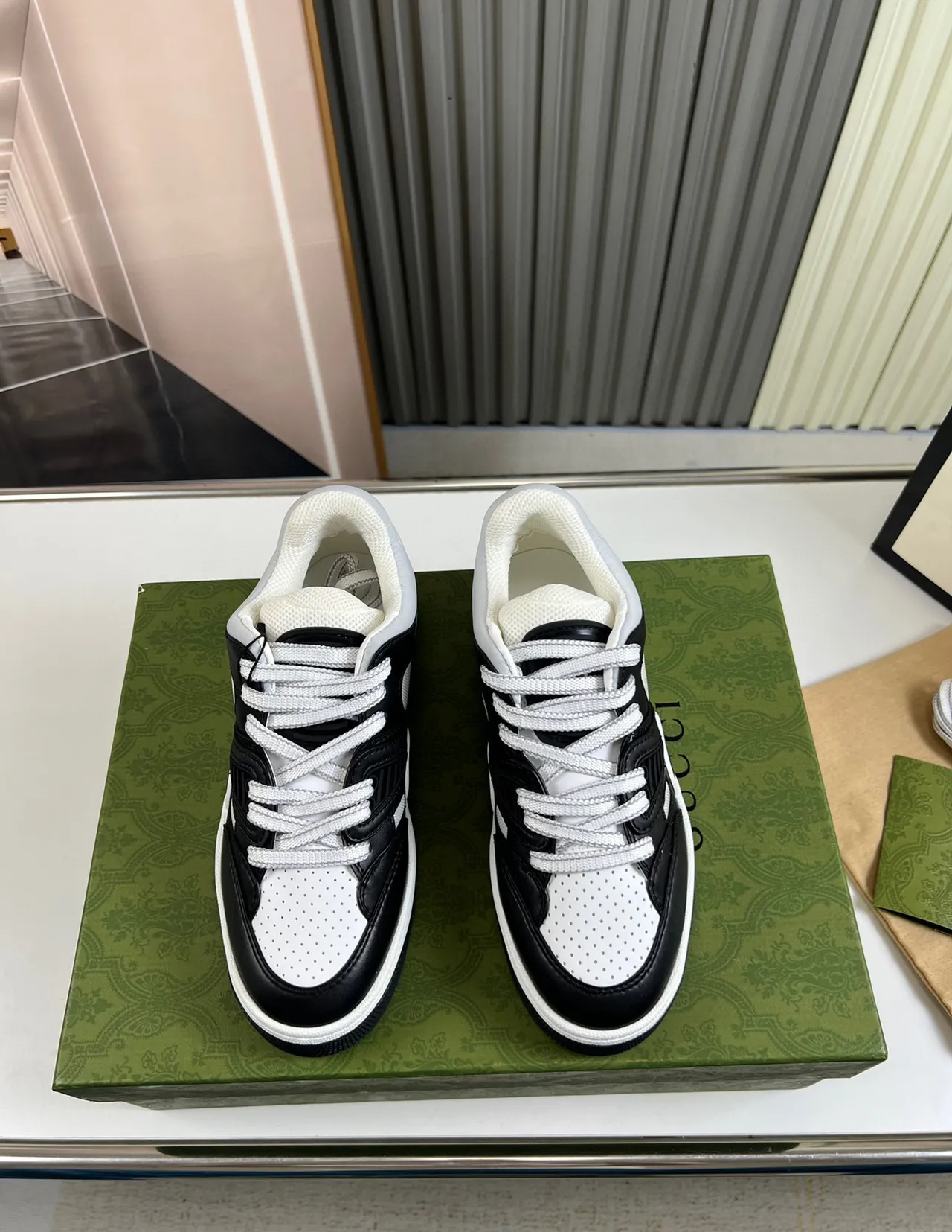 Gucci Tennis 1977 Black and White Lifestyle Sneakers 9