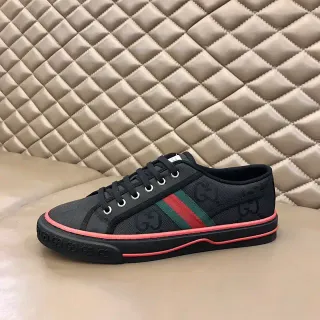 Gucci Tennis 1977 Black Green Red Pink Lifestyle Sneakers