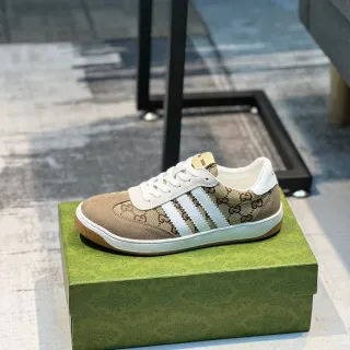 Gucci Tennis 1977 GG Monogram بيج نمط حياة حذاء رياضي