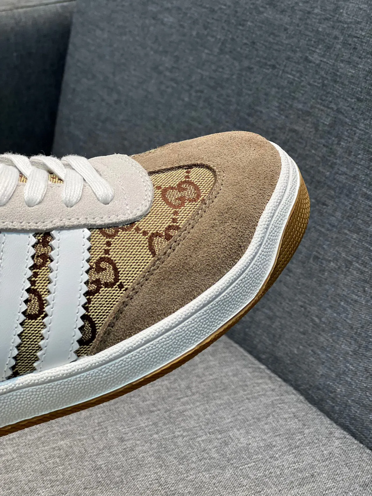Gucci Tennis 1977 GG Monogram Beige Lifestyle Sneakers 3