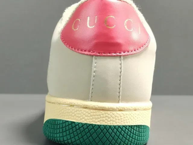 Gucci Tennis 1977 GG Monogram Web Stripe Pink Lifestyle Sneakers 6