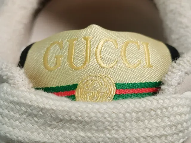 Gucci Tennis 1977 GG Monogram Web Stripe Pink Lifestyle Sneakers 7