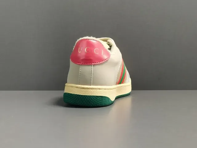 Gucci Tennis 1977 GG Monogram Web Stripe Pink Lifestyle Sneakers 14
