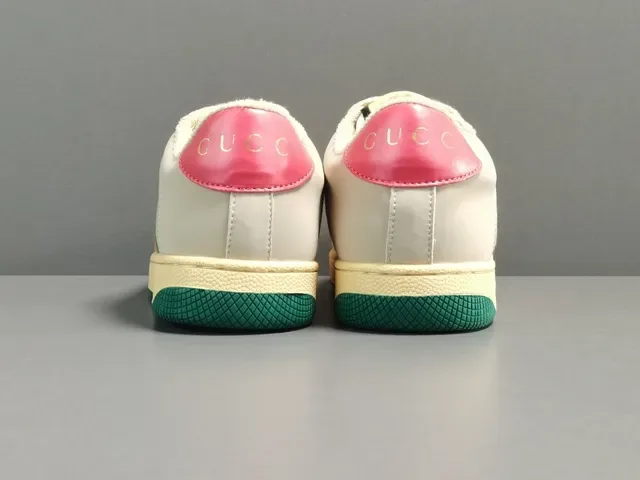 Gucci Tennis 1977 GG Monogram Web Stripe Pink Lifestyle Sneakers 15