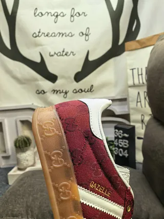 Gucci Tennis 1977 Red Monogram Lifestyle Sneakers 3