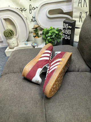 Gucci Tennis 1977 Red Monogram Lifestyle Sneakers 6