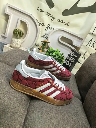 Gucci Tennis 1977 Red Monogram Lifestyle Sneakers 9