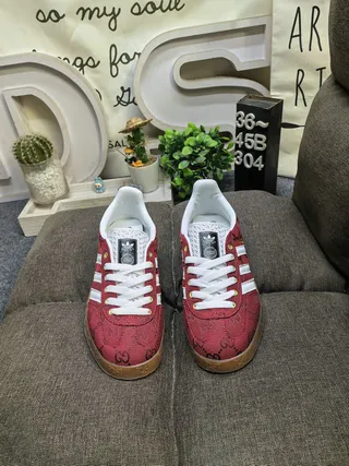 Gucci Tennis 1977 Red Monogram Lifestyle Sneakers 10