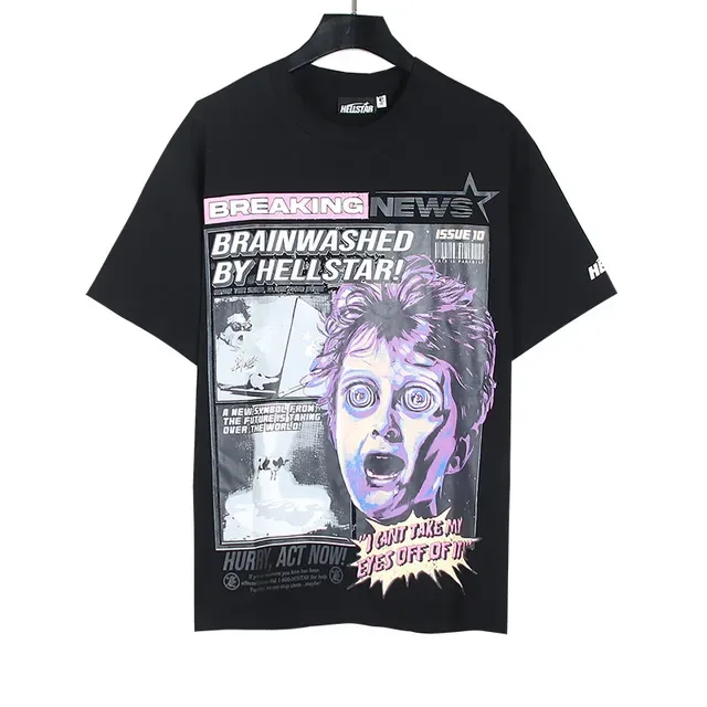 Hellstar Brainwashed by Hellstar Graphic Print Oversized T-Shirt 5