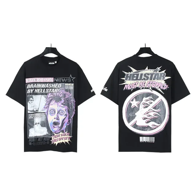 Hellstar Brainwashed by Hellstar Graphic Print Oversized T-Shirt 6