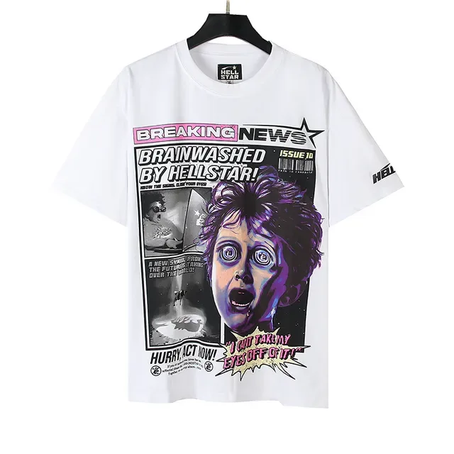 Hellstar Brainwashed by Hellstar Graphic Print Oversized T-Shirt 9