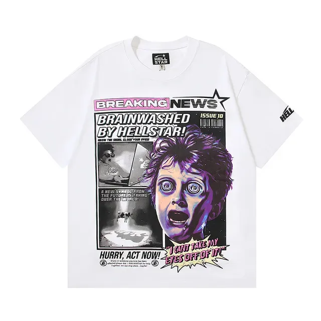 Hellstar Brainwashed by Hellstar Graphic Print Oversized T-Shirt 12
