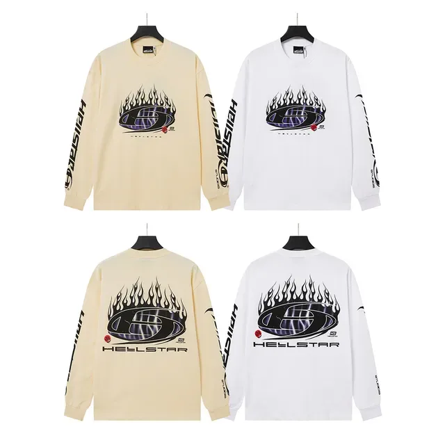 Hellstar Flame Logo Long Sleeve T-Shirt 2