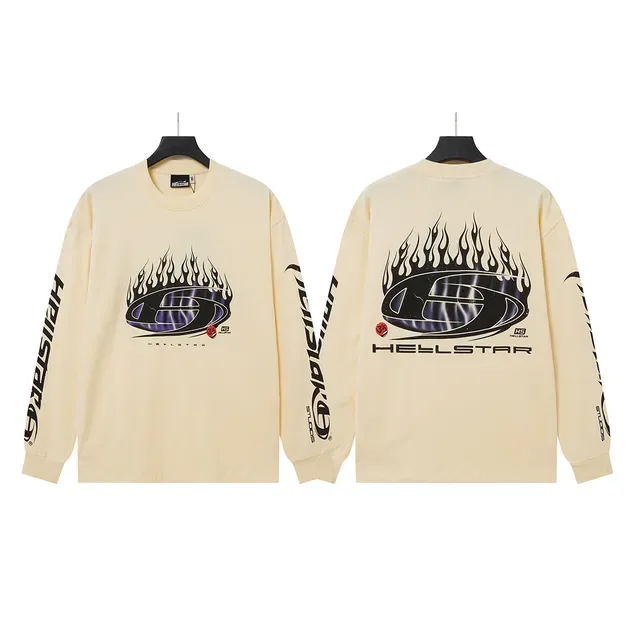 Hellstar Flame Logo Long Sleeve T-Shirt 3