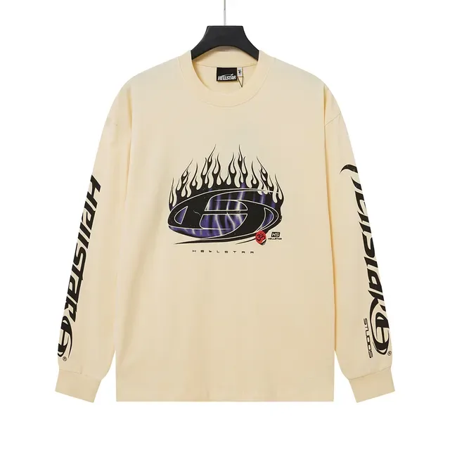 Hellstar Flame Logo Long Sleeve T-Shirt 4