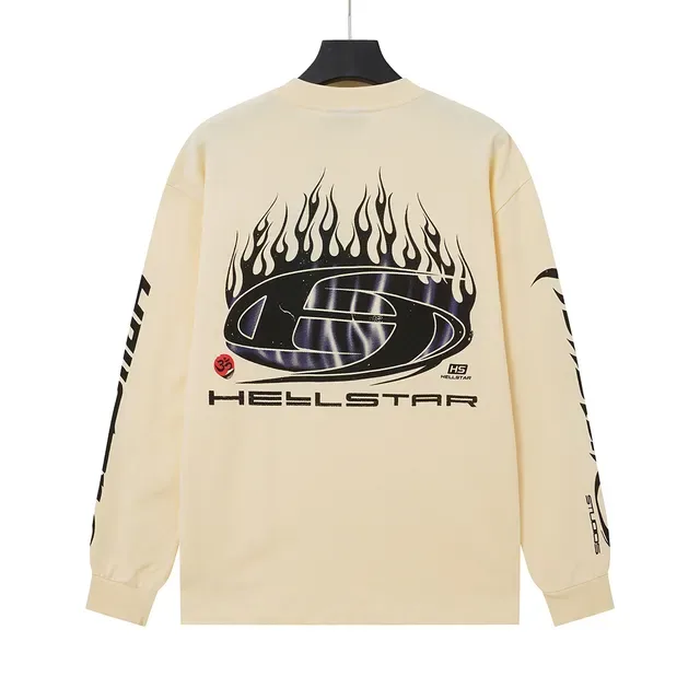 Hellstar Flame Logo Long Sleeve T-Shirt 5