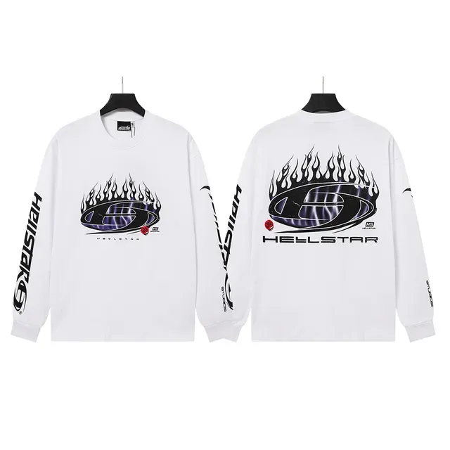 Hellstar Flame Logo Long Sleeve T-Shirt 6
